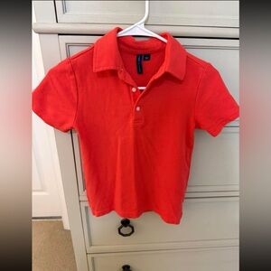 Janie and Jack Vibrant Red-Orange Polo Shirt